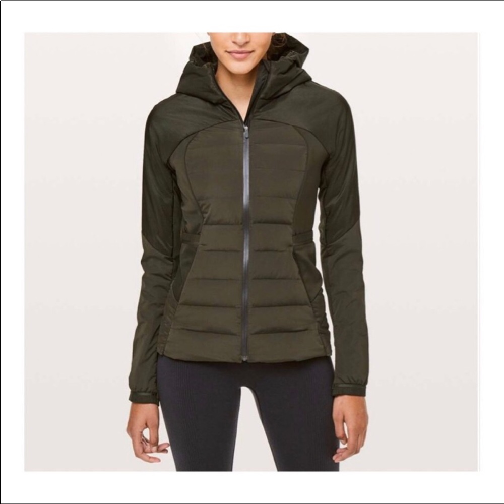 Lululemon down for a run jacket size: 10